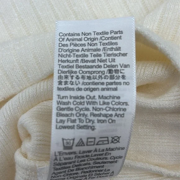 Madewell Cream Button-Up Cardigan - Picture 11 of 12